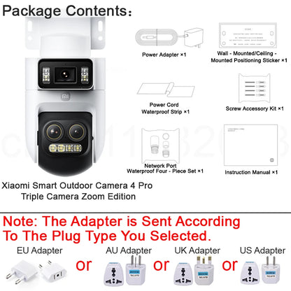 IP66 Waterproof Outdoor Camera with Motion Detection