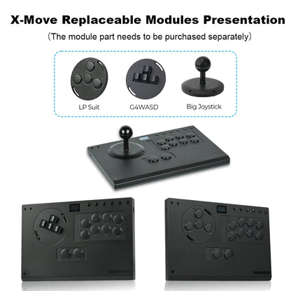 Aluminum Alloy Leverless Arcade Controller PC PS4 PS5