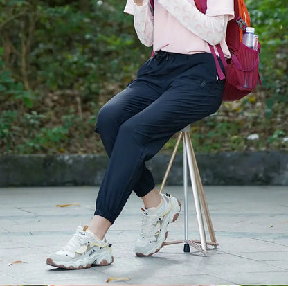 Foldable Walking Stick Chair Lightweight Hiking Trekking Pole Seat
