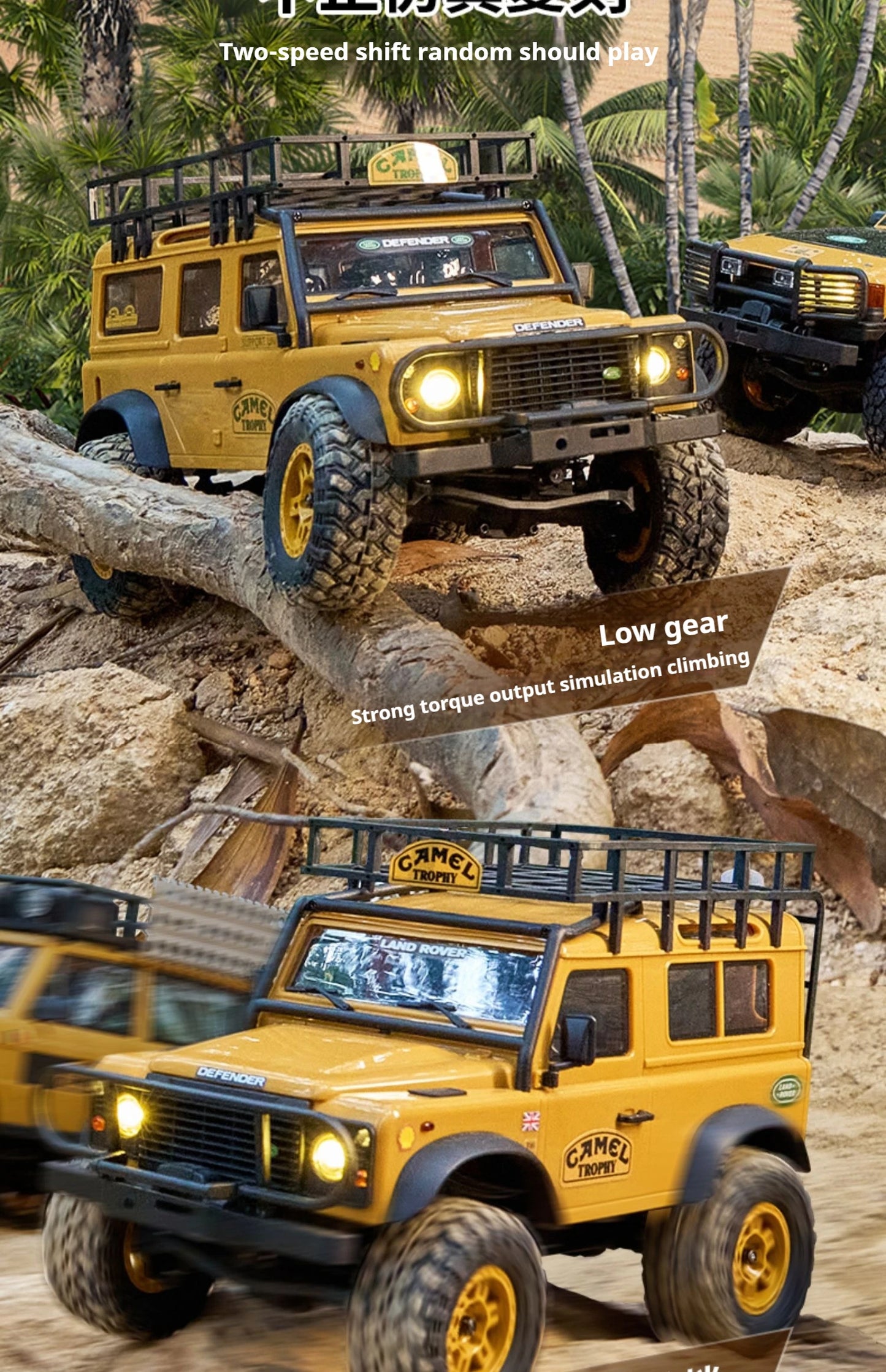 1/24 RC Crawler Range Rover 4WD Off-Road Vehicle