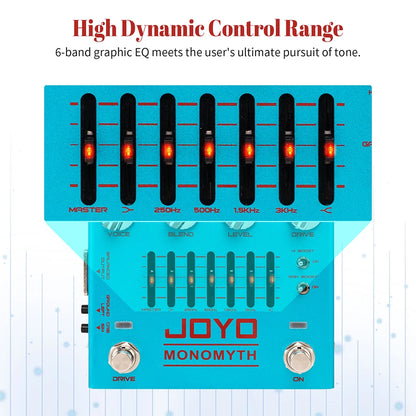 Bass Preamp Effect Pedal 6-Band Graphic EQ
