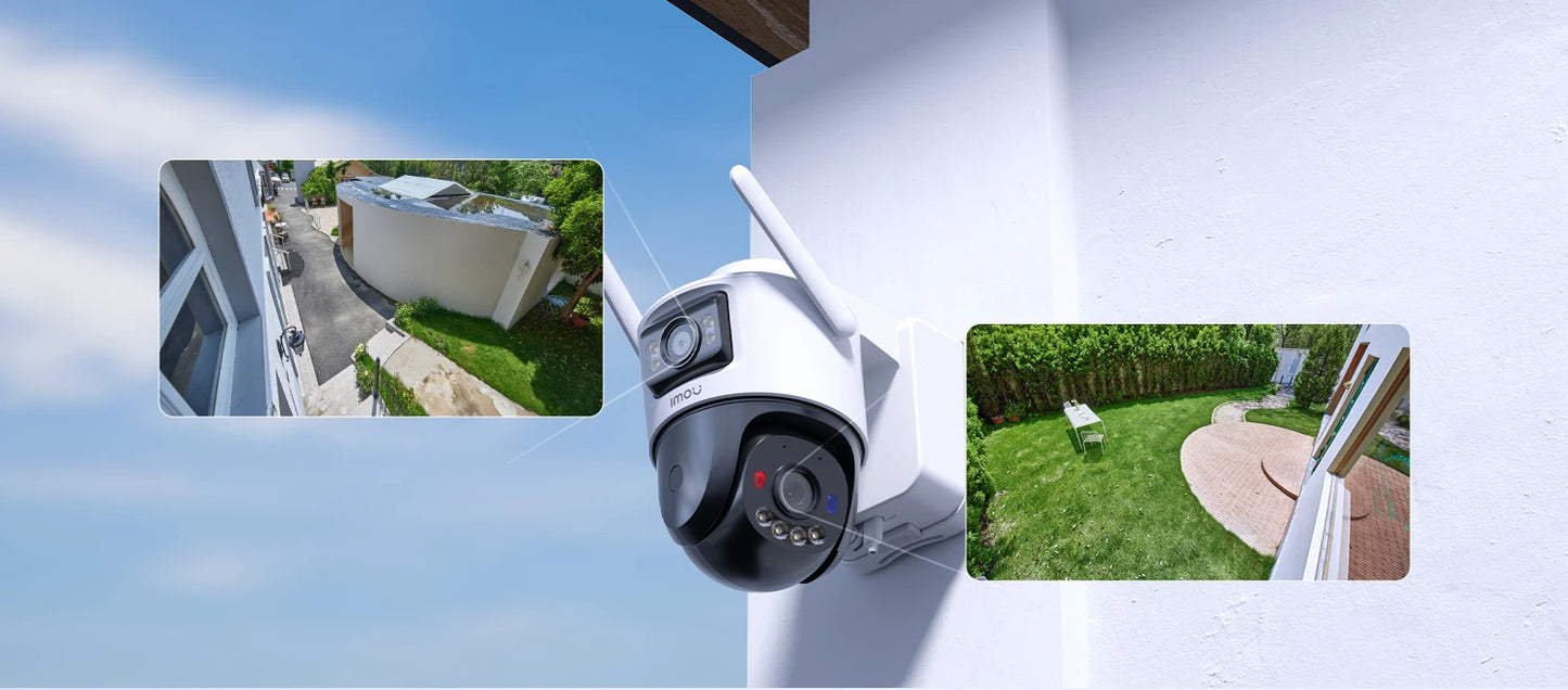 10MP 360° PTZ 4G Solar Security Camera 128GB