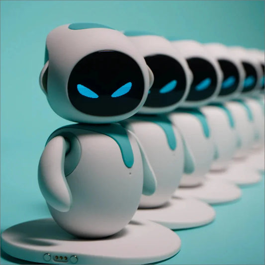 Duo Set Blue AI Desktop Companion Robots