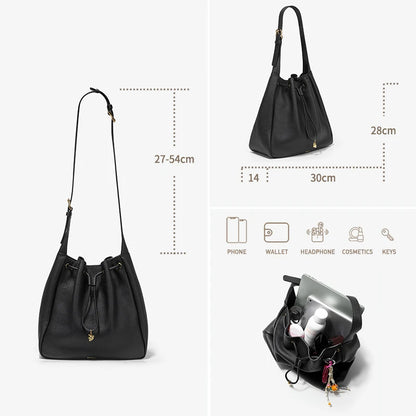 Luxury Leather Shoulder Bag for Women 2025 Design