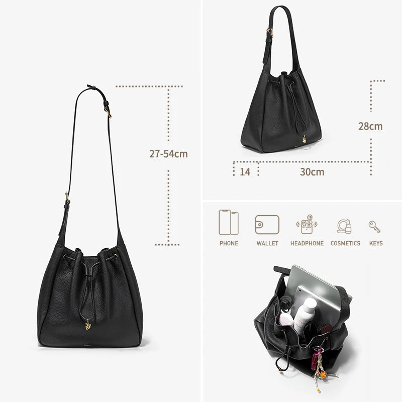 Stylish Designer Leather Handbag High Quality Women's Purse