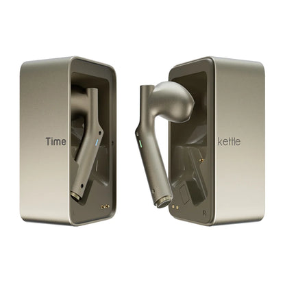 Wireless AI Translator Earbuds Business Travel Sandy Gold