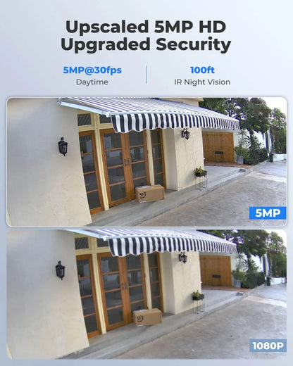 5MP Dome Camera with Smart Motion Detection