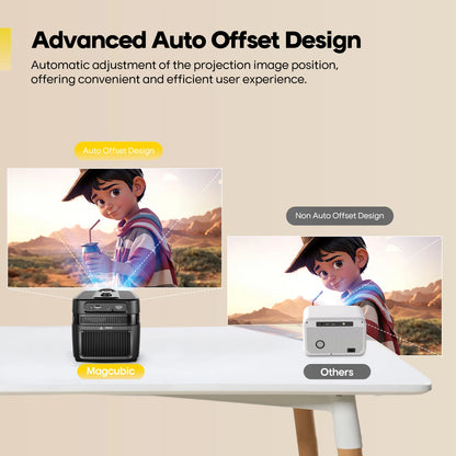 Ultra Short Throw 1080P Projector with 8K Upscale