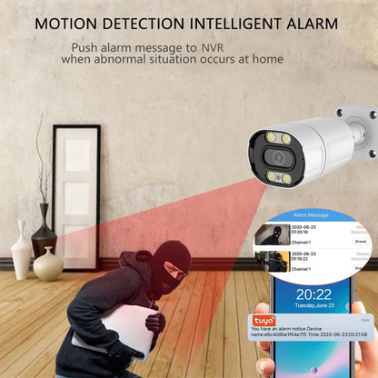 5MP 4-Camera 8CH NVR Security System 1TB