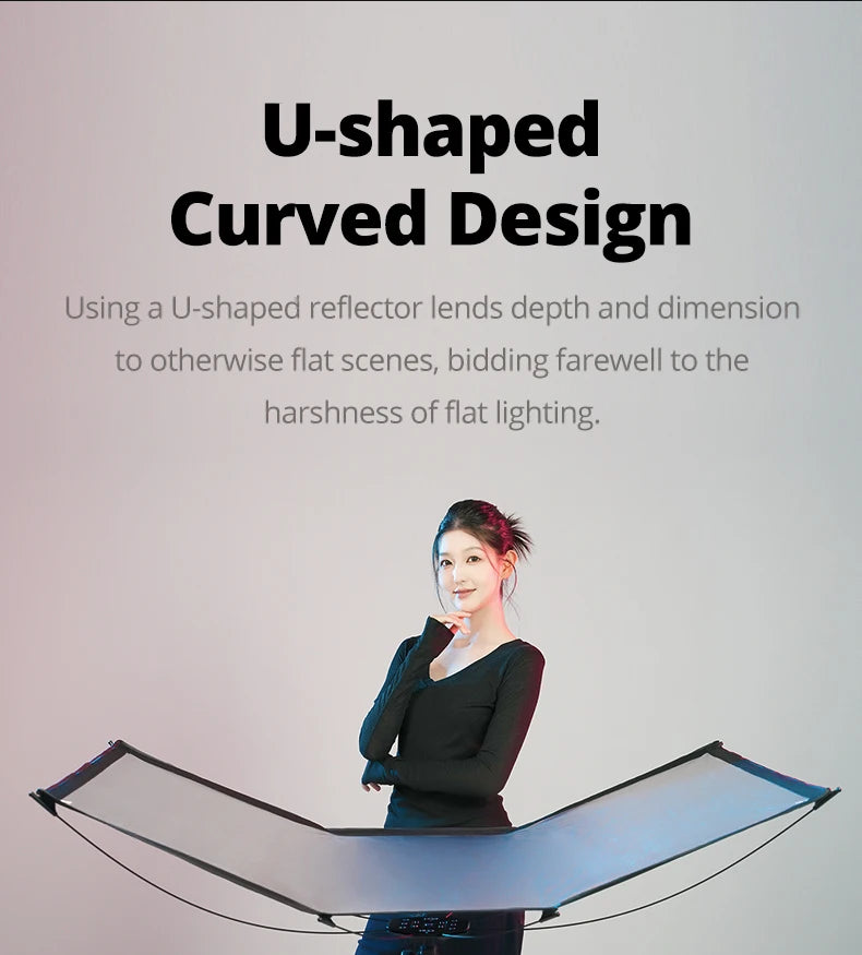 Foldable Photography Light Reflector Diffuser 65x120cm