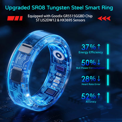 Smart Ring with AI Analysis Fitness and Sleep Tracking