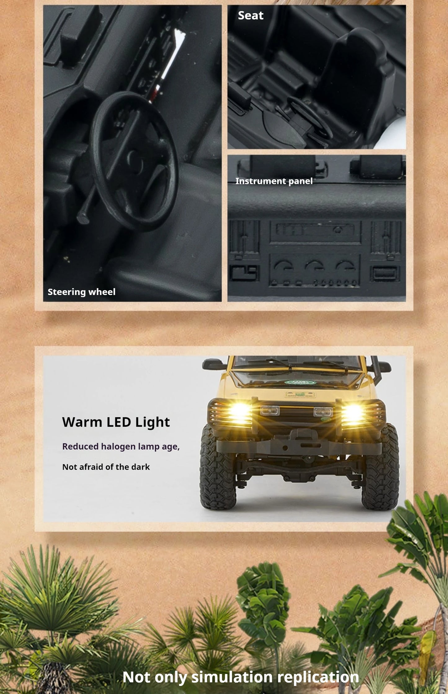 Cordless RC Defender D110 RTR Electric Rock Crawler Vehicle