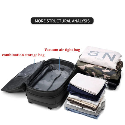 Durable Travel Laptop Bag with USB Port and Anti-Theft Design