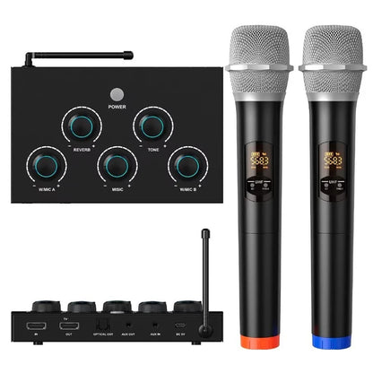 Smart Wireless Karaoke Microphone with Mixer and Speaker
