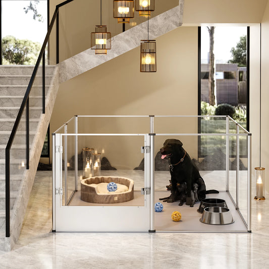 Compact Acrylic Pet Whelping Box 124cm