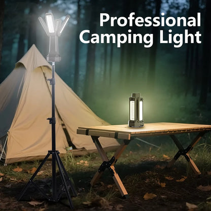 16000mAh Rechargeable Camping Light Telescopic LED Stand