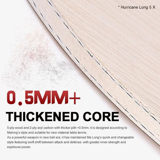 Professional Long 5x FL Table Tennis Blade