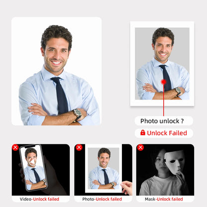 Smart Door Lock 22x240 with 3D Face Recognition & WiFi