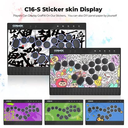C16-S Stickless Arcade Controller All Button Gaming Fight Pad