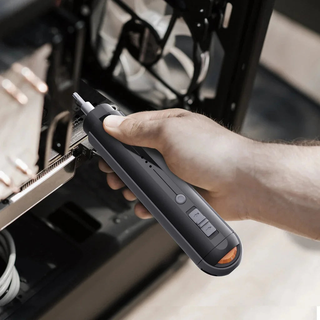 65 in 1 Cordless Electric Screwdriver Set with Tool Tray