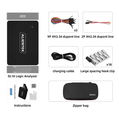 16CH Logic Analyzer Set with Protocol Decoding Software