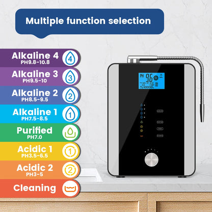 Alkaline Water Ionizer Machine with 11 Platinum Plates