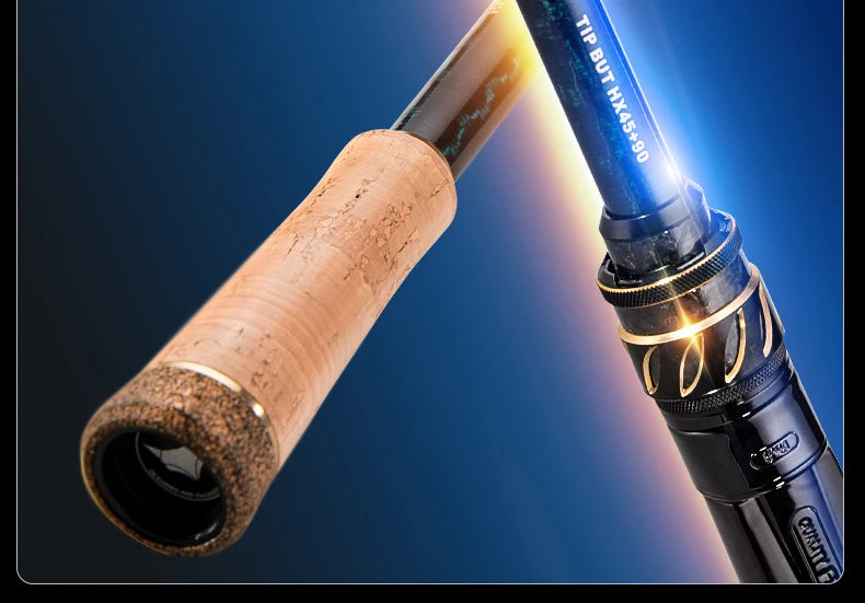 Lightweight 7'4" Spinning Rod for Long Casting