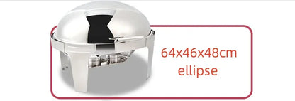 9L Food Warmer Chafing Dish Stainless Steel Buffet Server