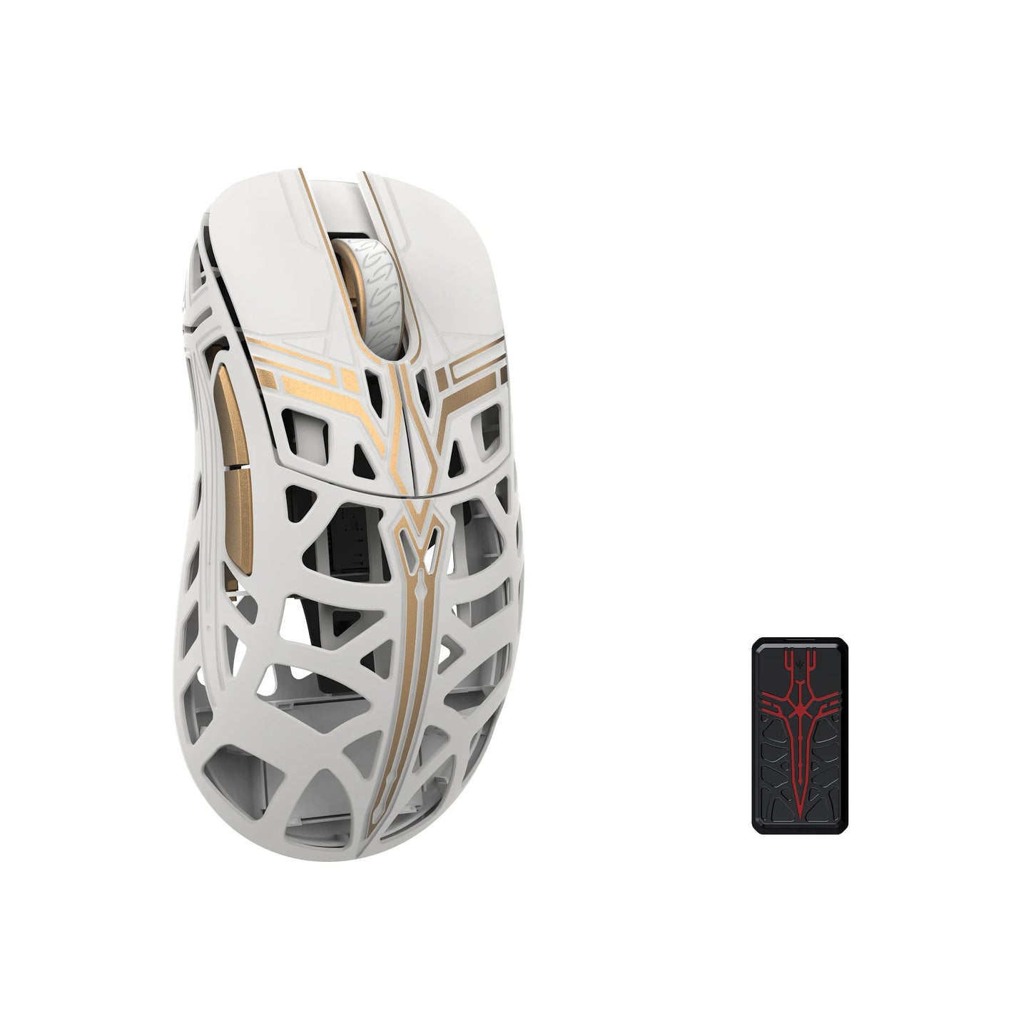 White Ultra Light 47g Wireless Gaming Mouse 8K Polling PAW3950