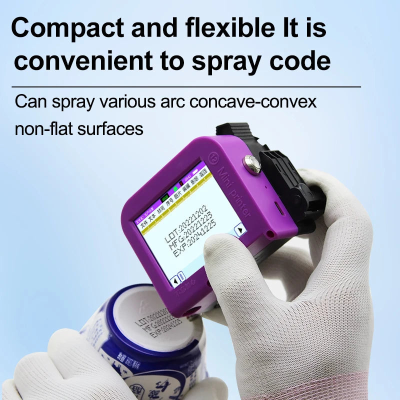 Smart Portable Inkjet Printer with Two Ink Cartridges