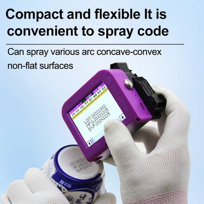 Portable Handheld Inkjet Label Printer for Text and Dates