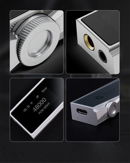 Portable HiFi USB DAC Amplifier 4.4mm Headphone Amp