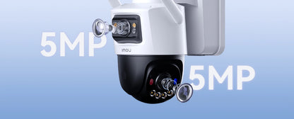 10MP 360° PTZ 4G Solar Security Camera 128GB