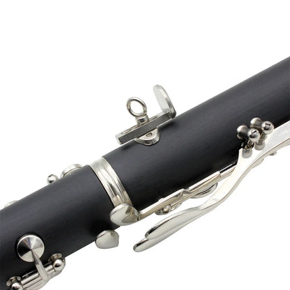 Professional 17 Key Bb Clarinet with Case and Reed