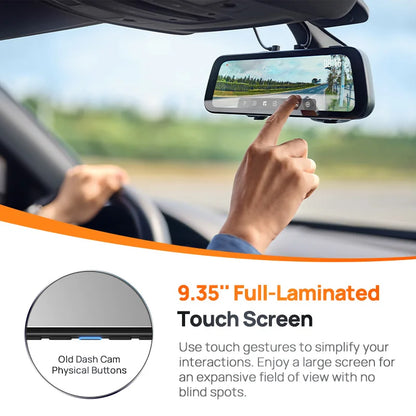 S500 Dash Cam 64GB SD Card 3K Dual HDR