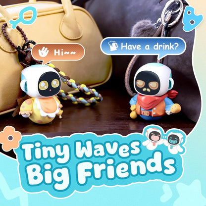 Sky Blue Mini Electronic Outfit Matching Robot