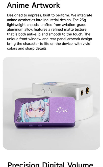 Portable DAC Headphone Amplifier ESS9039Q2M Dual Chip DSD256