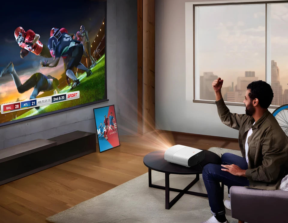 Portable 1000 ANSI Home Theatre Projector with Auto Focus