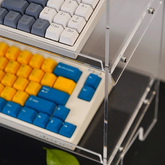 Acrylic Keyboard Display Stand Desktop Organizer 4-Layer