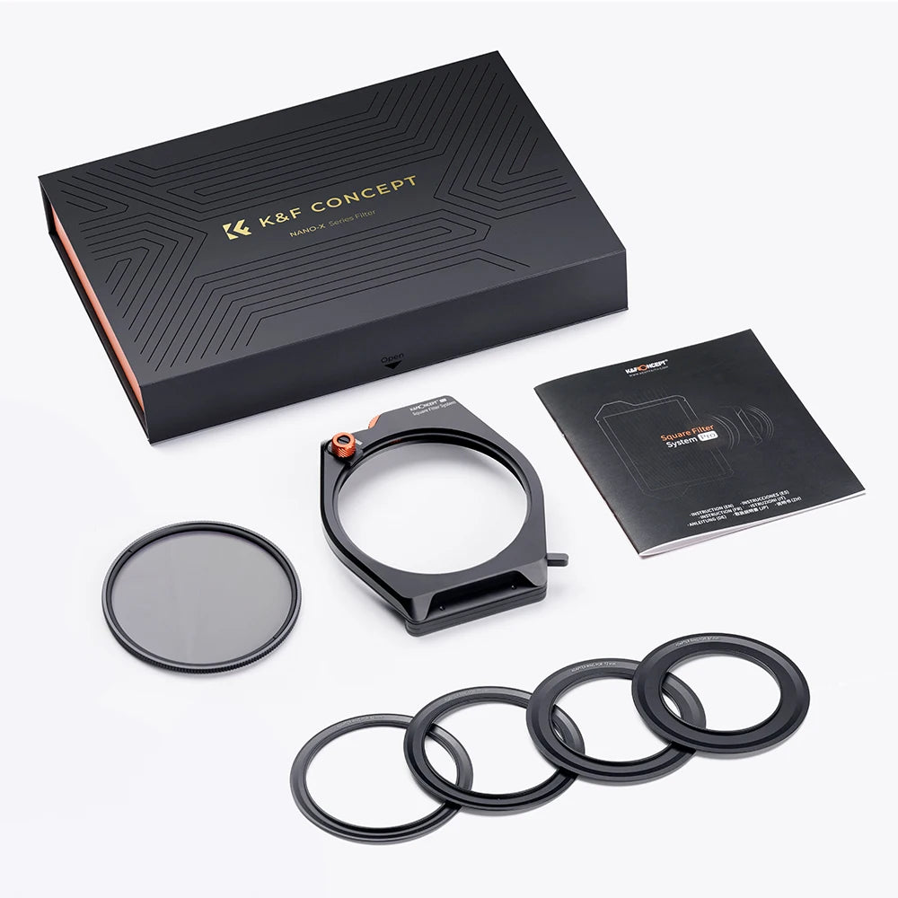 Filter Holder with CPL for Camera Lens DSLR