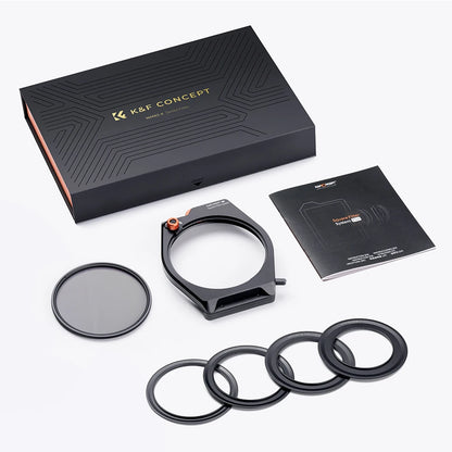 Filter Holder with CPL for Camera Lens DSLR