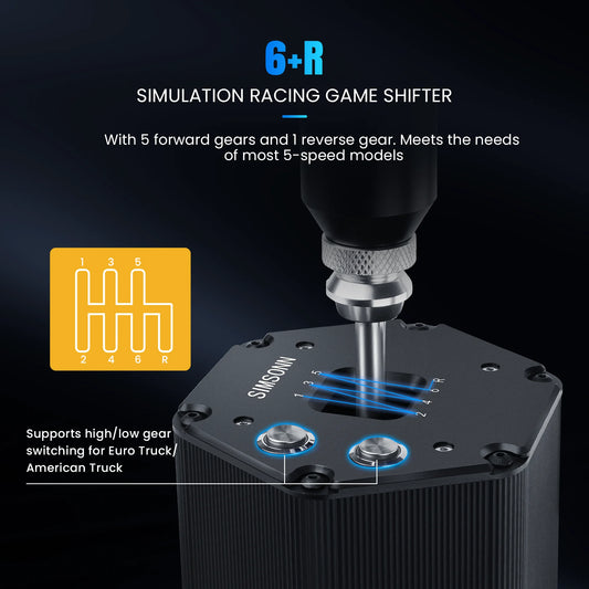 Hexagonal Sim Racing Shifter with USB for PC Games