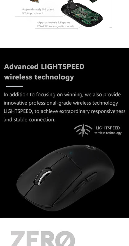 Precision Wireless Pink Gaming Mouse Ultra Light