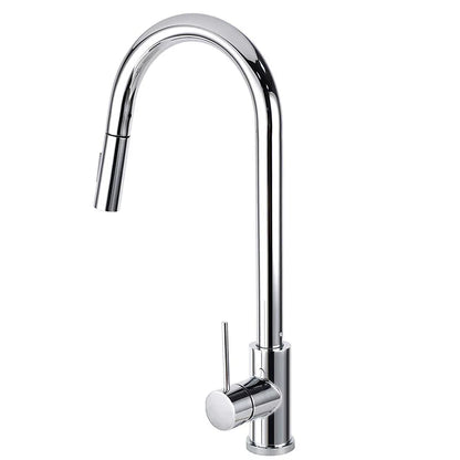 Pull Out Kitchen Sink Mixer Tap Chrome 2 Mode Faucet