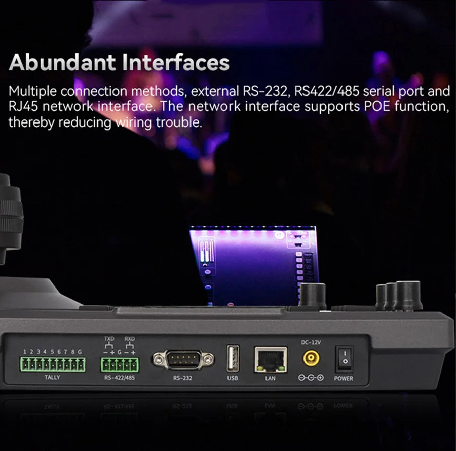 4D Joystick NDI PTZ Controller for Live Broadcast