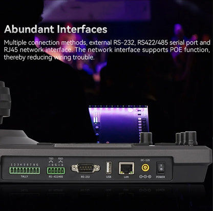 4D Joystick NDI PTZ Controller for Live Broadcast