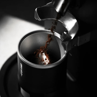 Silver 58mm Espresso Grounds Dosing Cup and Funnel