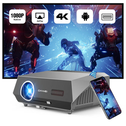 HDR 4K Projector Native 1080P Wifi 5G Home Cinema