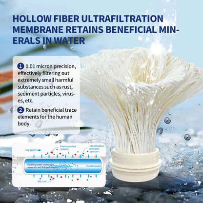 Reusable PVDF Whole House Water Filter System 8000L Capacity