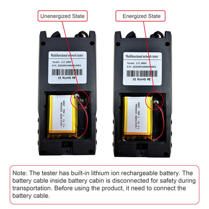 3 Inch Rechargeable Network Cable Tester Line Tracer